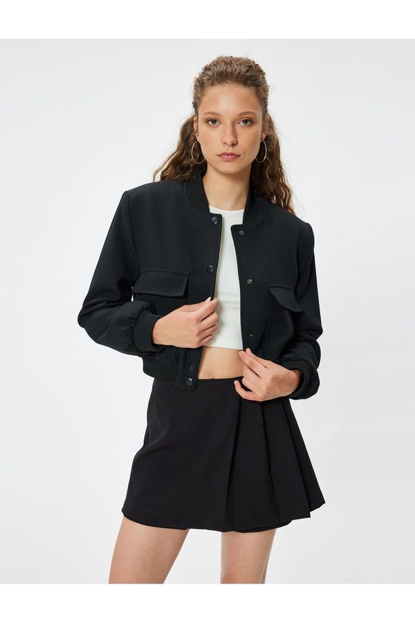 Koton Koton Pleated Mini Shorts Skirt Slim Fit