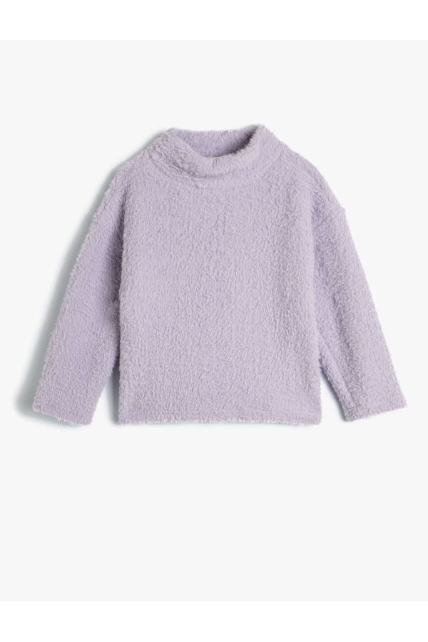 Koton Koton Plush Sweat Turtleneck