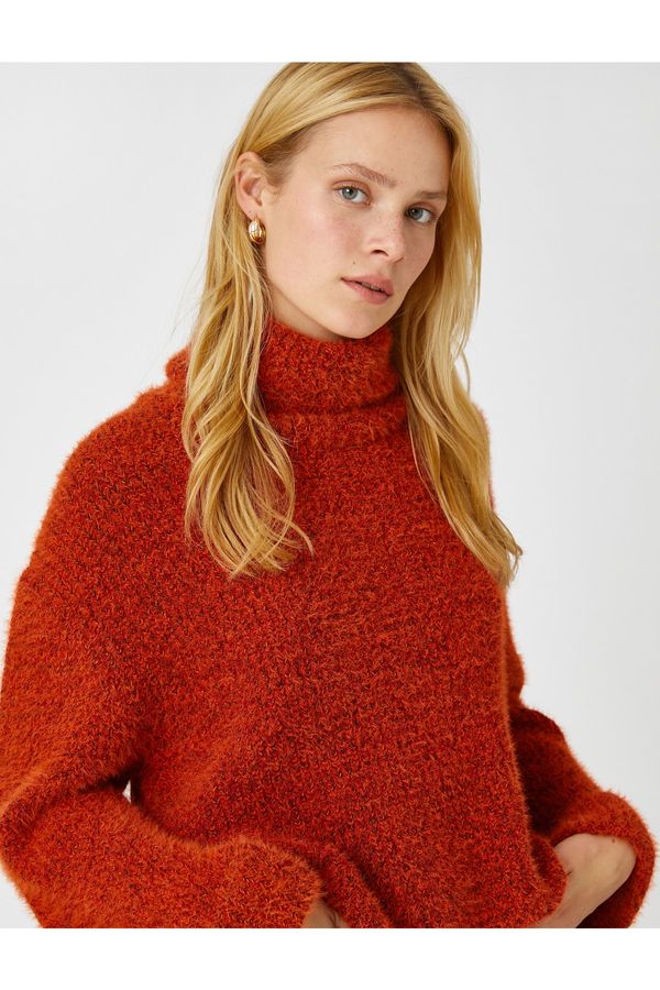 Koton Koton Plush Turtleneck Sweater