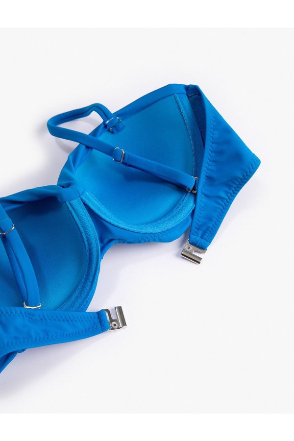 Koton Koton Push Up Bikini Tops, Padded Underwire with Detachable Straps