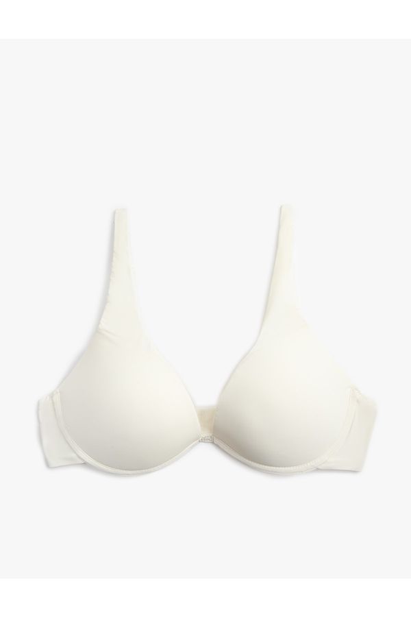Koton Koton Push Up Bra With Support, Underwired, Covered, Padded.