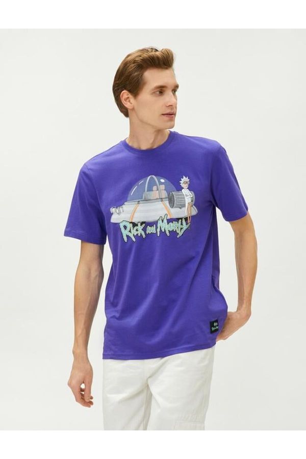 Koton Koton Rick And Morty T-Shirt Licensed Printed Cotton