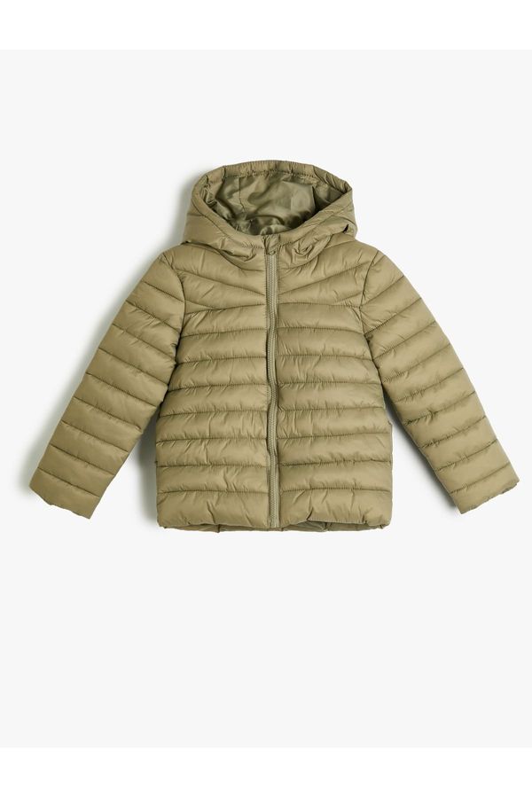 Koton Koton Seasonal Coat Hooded with Pockets