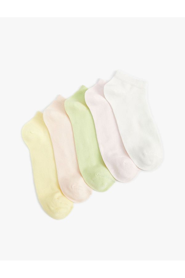 Koton Koton Set of 5 Booties and Socks, Multicolored