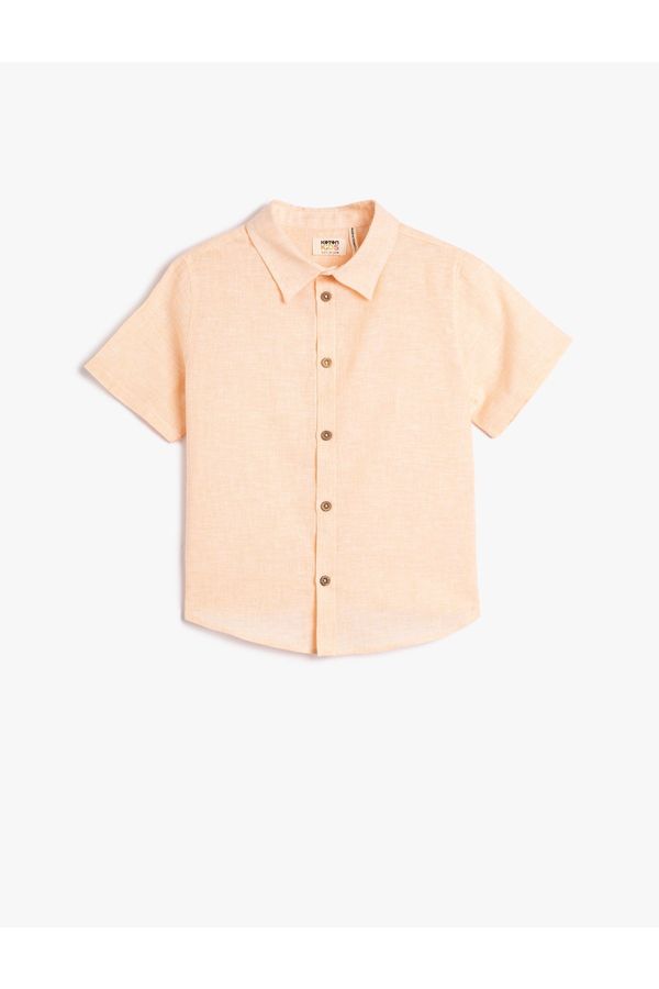 Koton Koton Shirt Short Sleeve Classic Collar