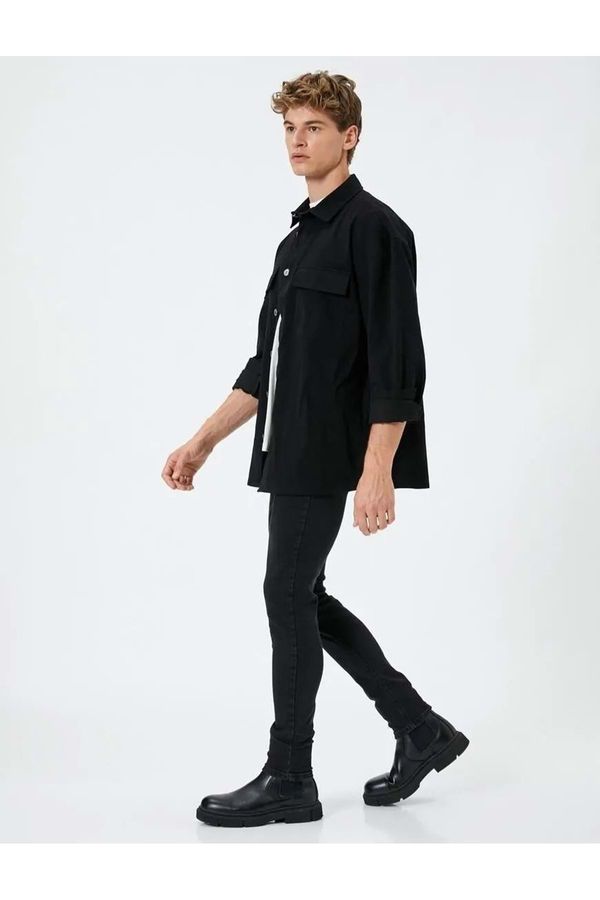 Koton Koton Skinny Fit Jeans - Michael Jean - COTTON - 4WAM40348ND - BLACK BLACK