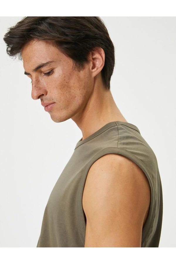 Koton Koton Sleeveless Undershirt Crew Neck Cotton