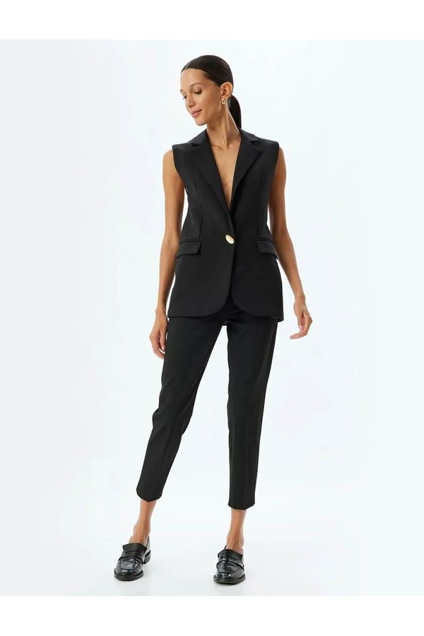 Koton Koton Slim Fit Cigarette Pants with Standard Waist Pockets