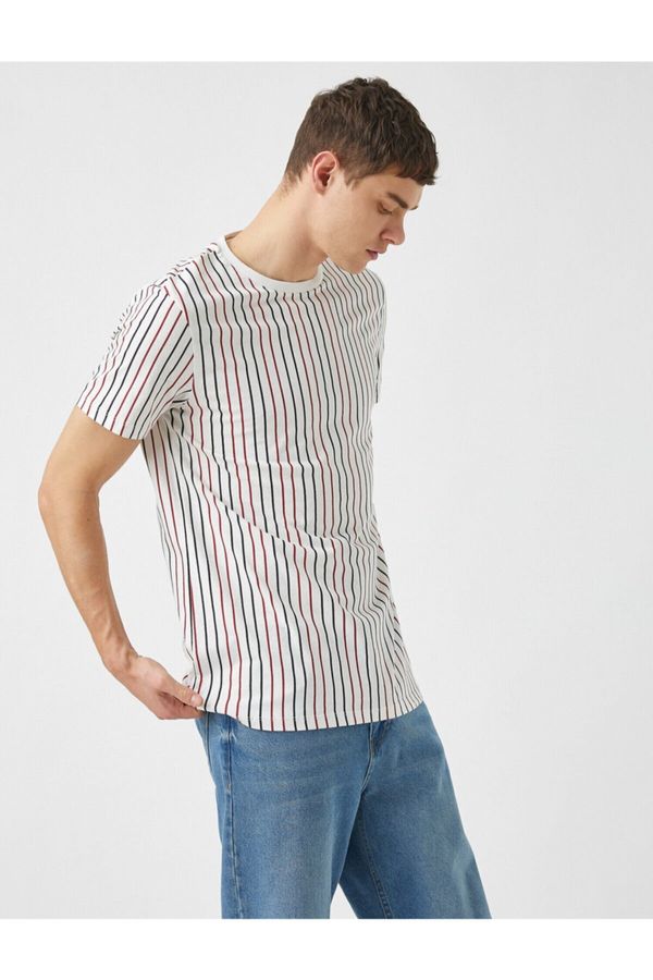 Koton Koton Slim Fit Striped T-Shirt