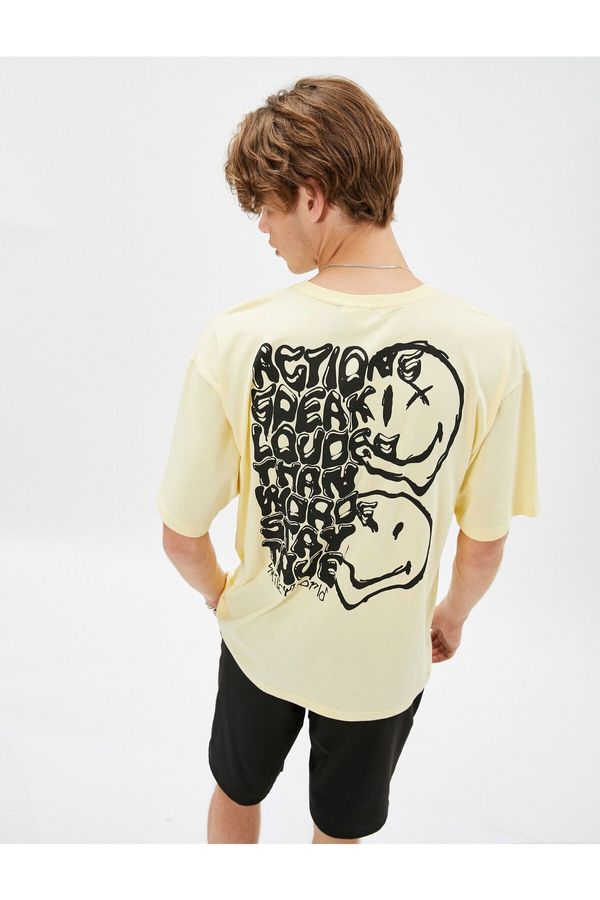 Koton Koton Smileyworld® T-Shirt Crew Neck Licensed Print
