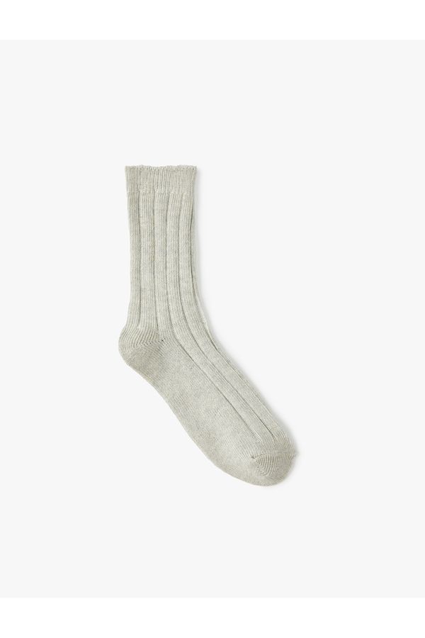 Koton Koton Socket Socks Textured