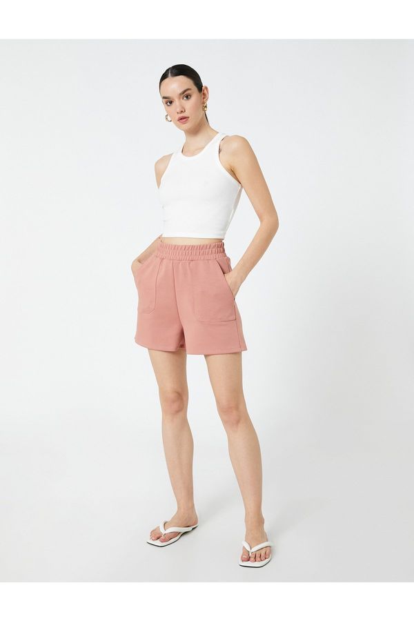 Koton Koton Soft Textured Shorts Modal Blend