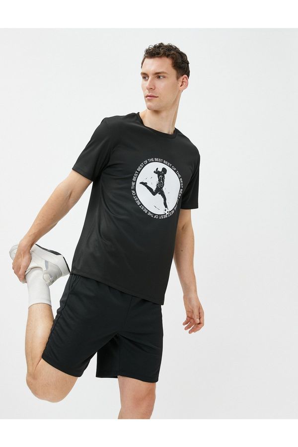 Koton Koton Sports T-Shirt Printed Football Theme Crew Neck Short Sleeve