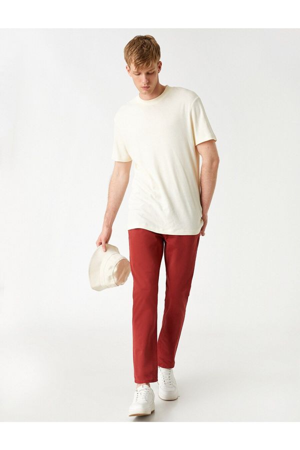 Koton Koton Straight Cut Basic Trousers