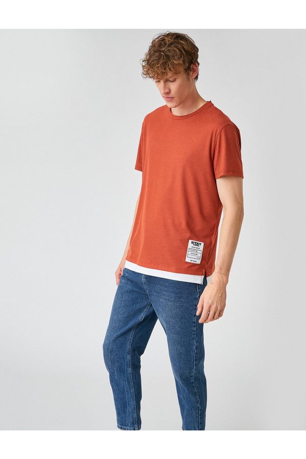 Koton Koton T-Shirt - Orange - Oversize