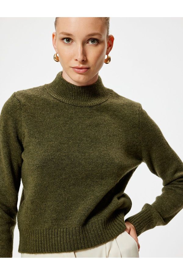 Koton Koton Turtleneck Knitwear Sweater Long Sleeve Soft Textured