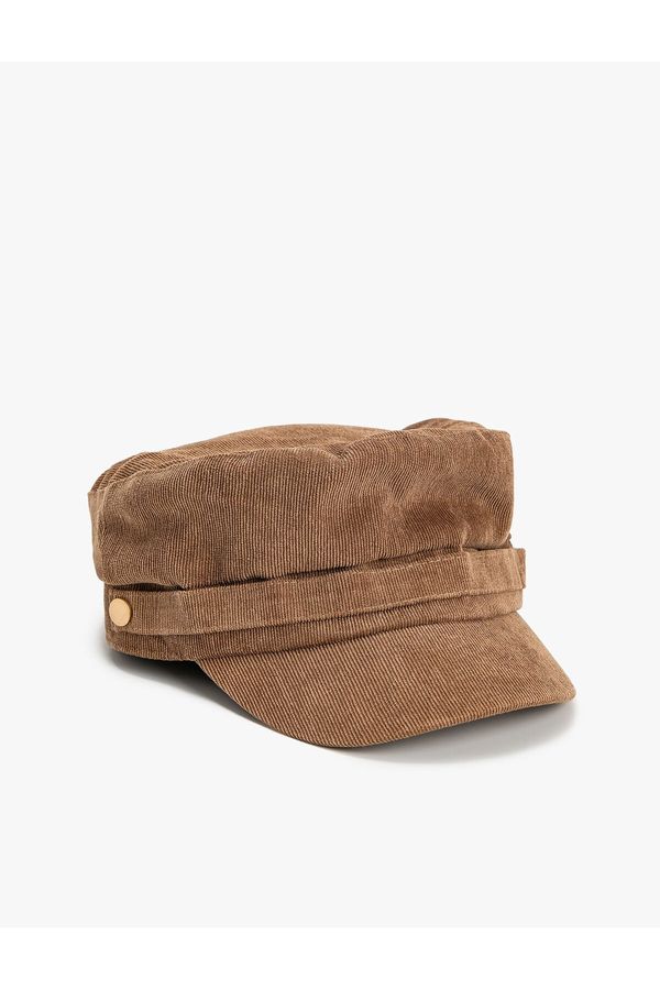 Koton Koton Velvet Cap Hat