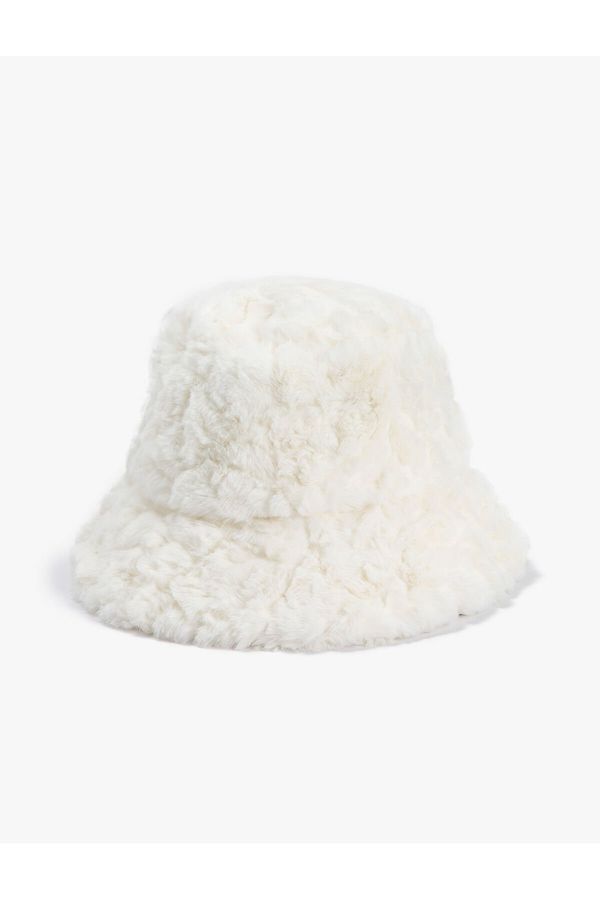 Koton Koton Winter Plush Bucket Hat