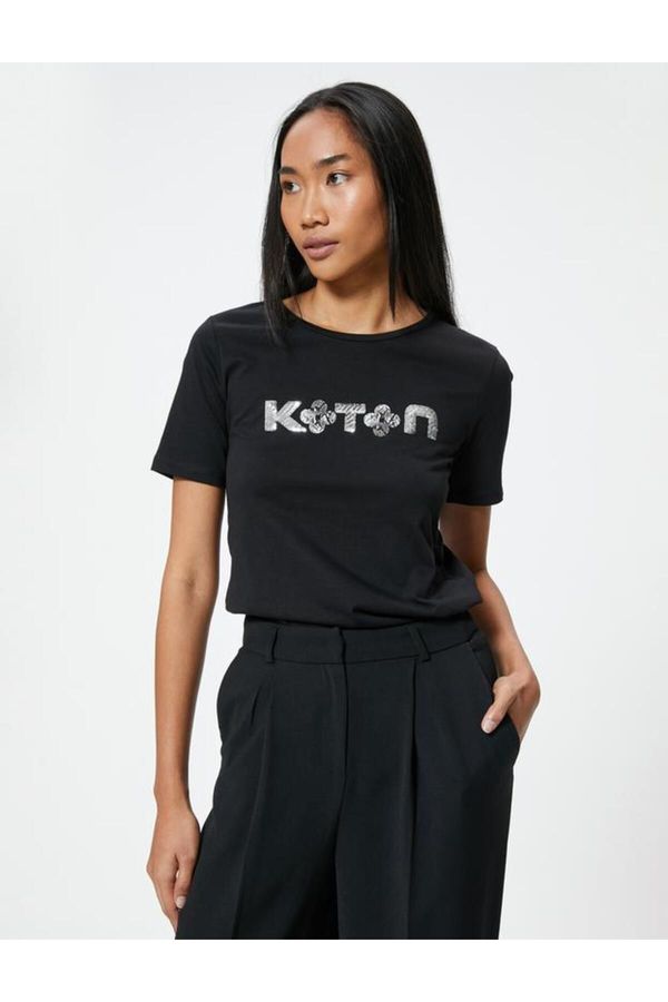 Koton Koton Women's Black T-Shirt