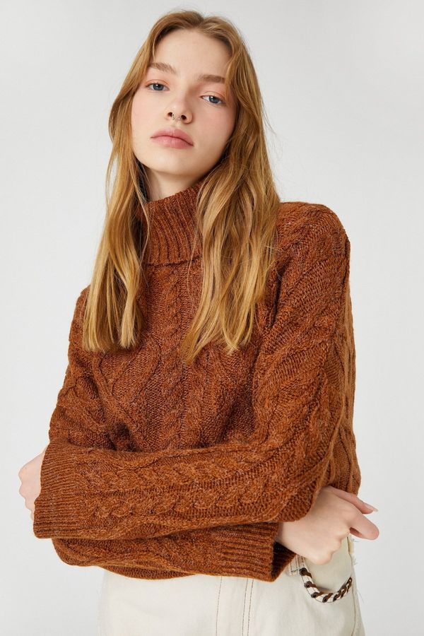 Koton Koton Women's Camel Hair Sweater