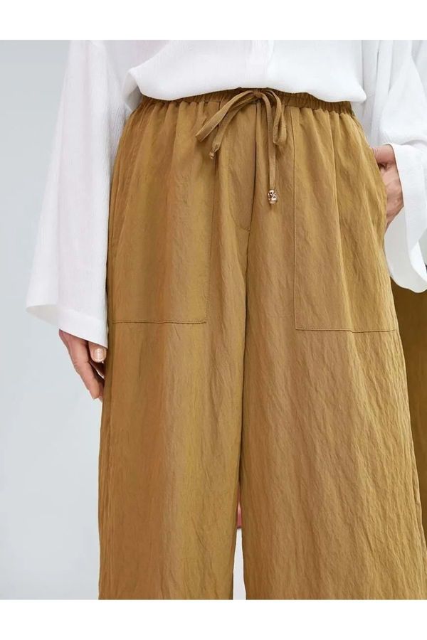 Koton Koton Women's Clothing Trousers Khaki