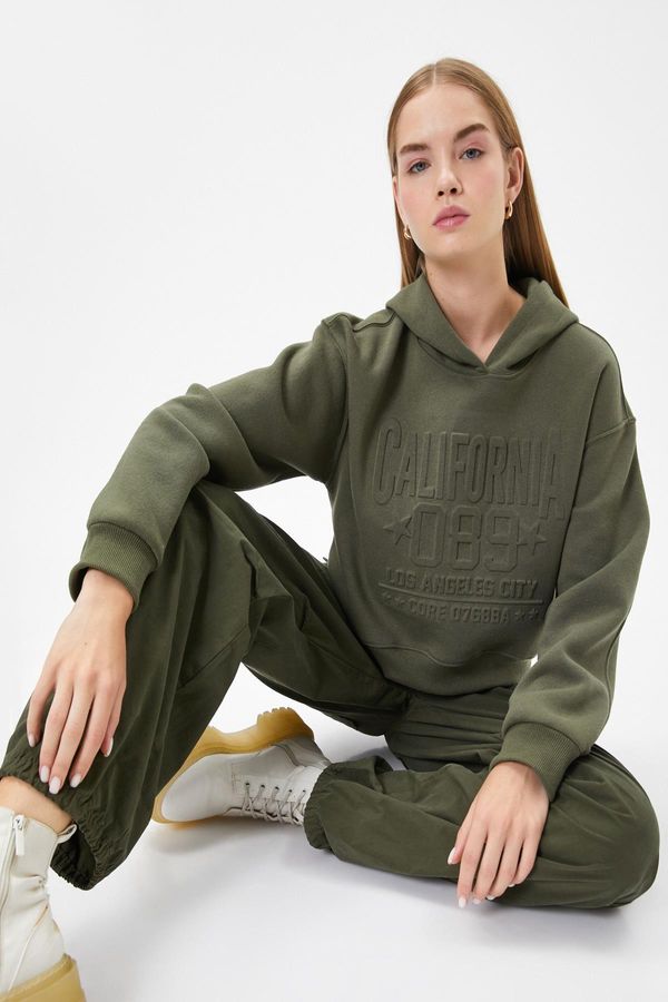 Koton Koton Women's Khaki Sweatshirt