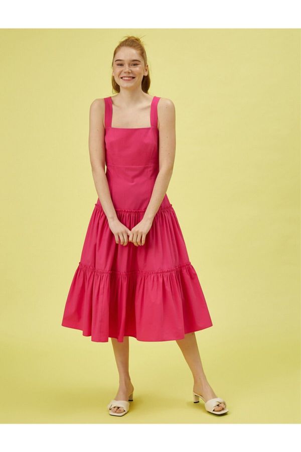 Koton Koton Women's Pink Strap Dress