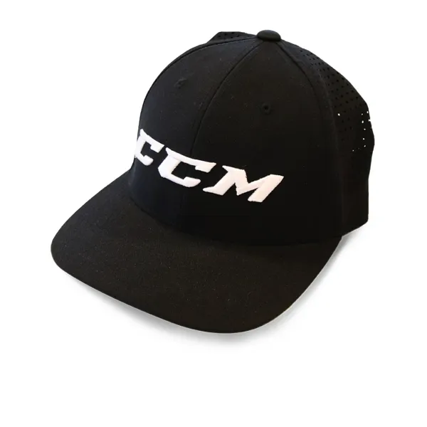 CCM Kšiltovka CCM Big Logo Flat Brim Cap JR, zelená