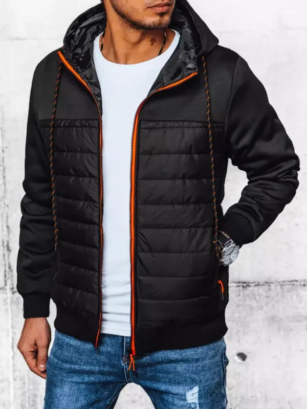 DStreet Kurtka męska przejściowa pikowana czarna Dstreet