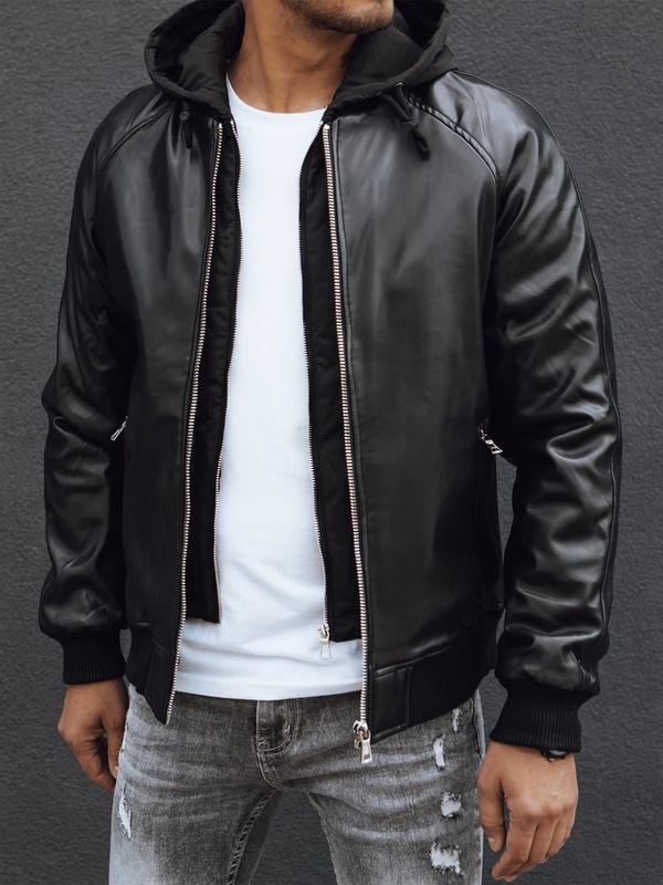 DStreet Kurtka męska z kapturem czarna Dstreet