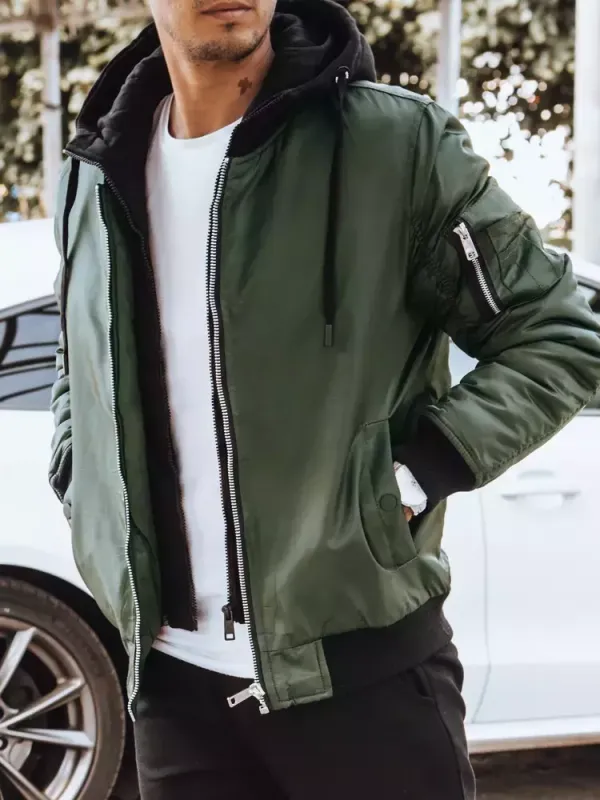 DStreet Kurtka męska zielona Dstreet