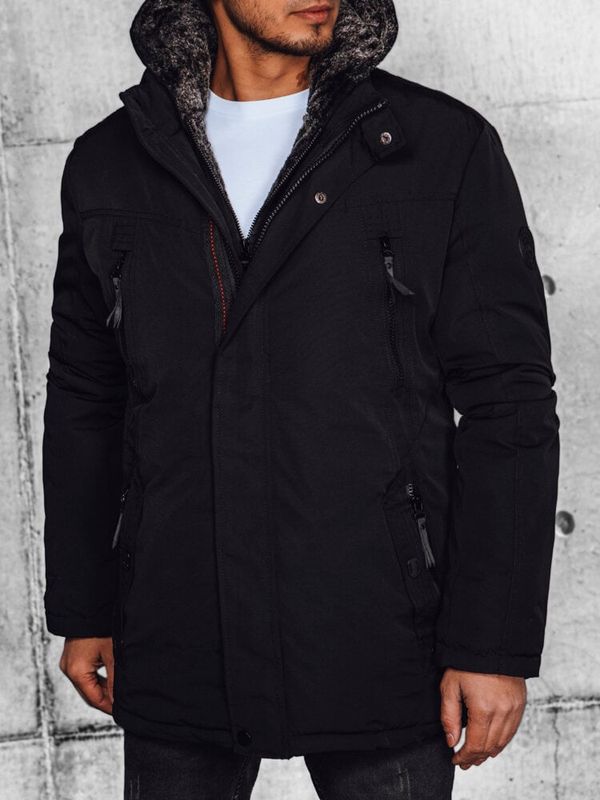 DStreet Kurtka zimowa męska czarna Dstreet