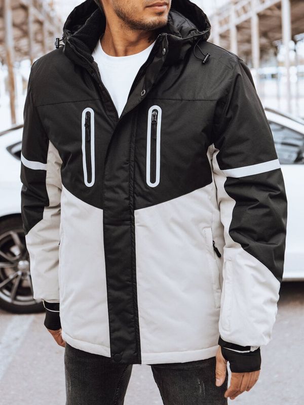 DStreet Kurtka zimowa męska narciarska czarna Dstreet