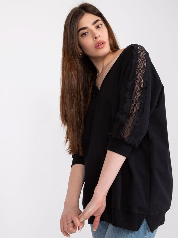 Fashionhunters Lace blouse Leja RUE PARIS