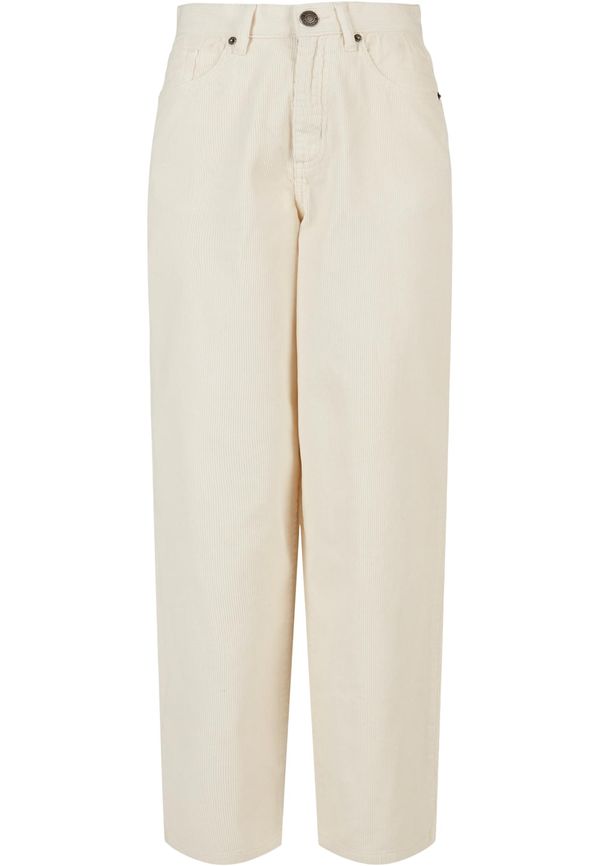 UC Ladies Ladies' corduroy 90 ́S high-waisted trousers, white sand