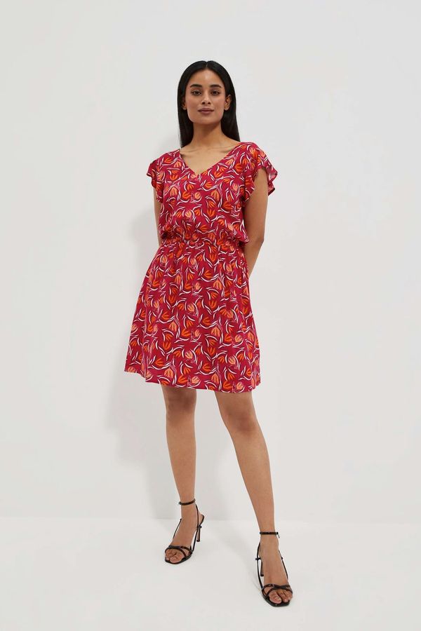 Moodo LADY'S DRESS L-SU-4058 STRAWBERRY