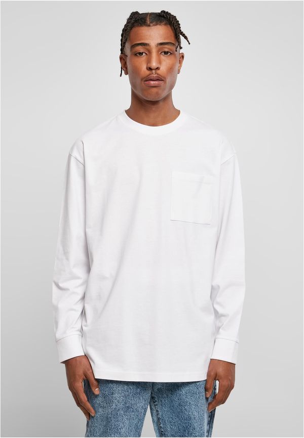 Urban Classics Large long-sleeved pocket in white