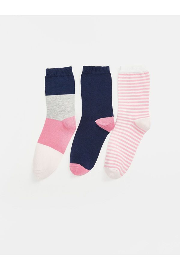 LC Waikiki LC Waikiki 3-Pack of Lcw Patterned Women's Socks