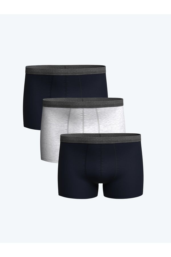 LC Waikiki LC Waikiki 3-Pack Standard Mold Cotton Flexible Men's Boxer