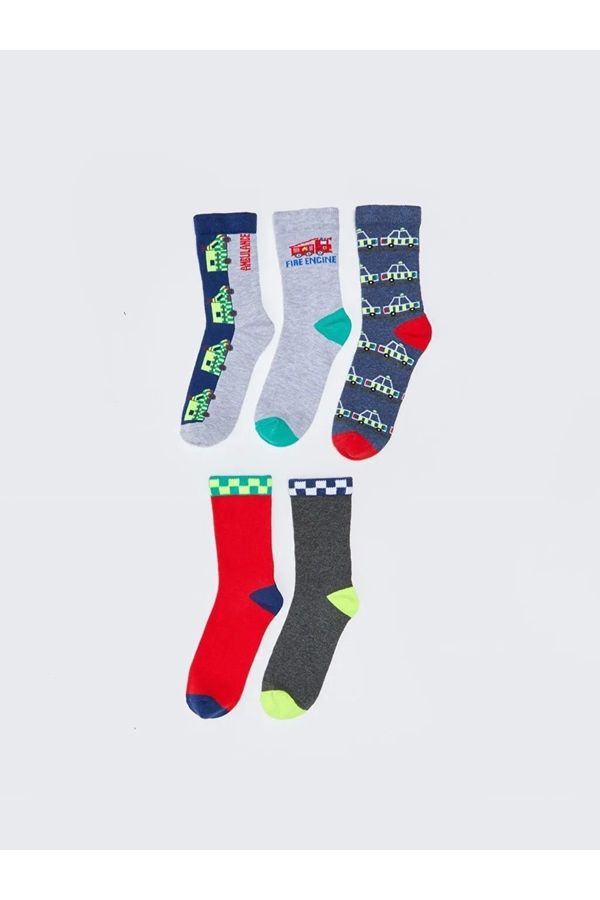 LC Waikiki LC Waikiki 5-Pack Boy Patterned Socks