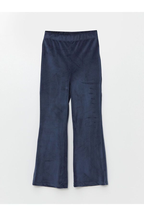 LC Waikiki LC Waikiki Basic Corduroy Girl's Sweatpants with Elastic Waist.