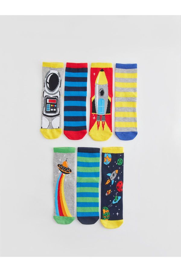 LC Waikiki LC Waikiki Boy Patterned Socks 7 Pack