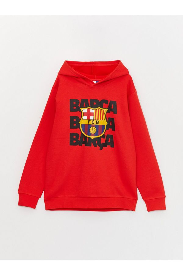 LC Waikiki LC Waikiki Boys Barcelona Printed Hoodie