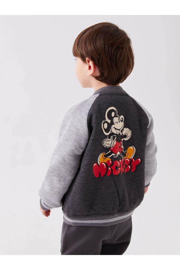 LC Waikiki LC Waikiki College Collar Mickey Mouse Printed Baby Boy College Jacket