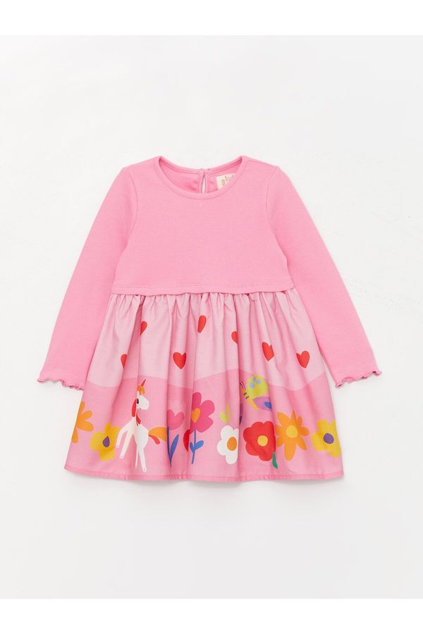 LC Waikiki LC Waikiki Crew Neck Baby Girl Dress