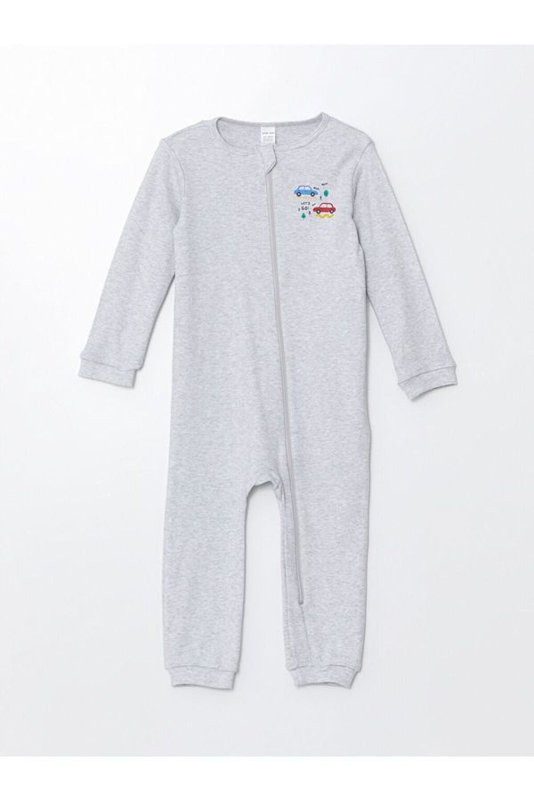 LC Waikiki LC Waikiki Crew Neck Long Sleeve Baby Boy Rompers