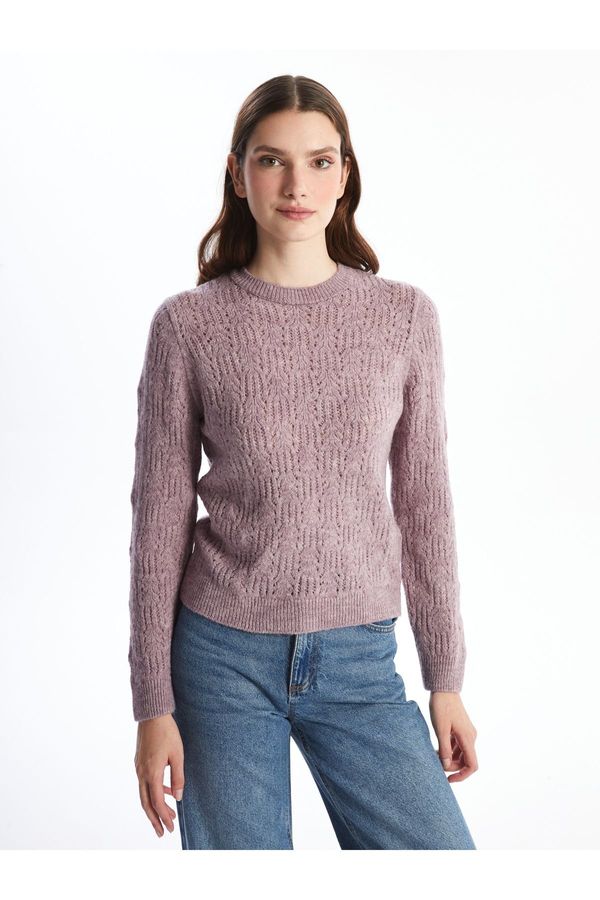 LC Waikiki LC Waikiki Crew Neck Openwork Women's Knitwear Sweater