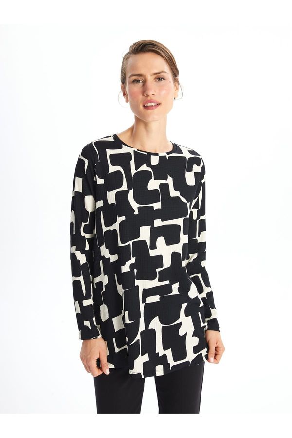 LC Waikiki LC Waikiki Crew Neck Patterned Women's Tunic