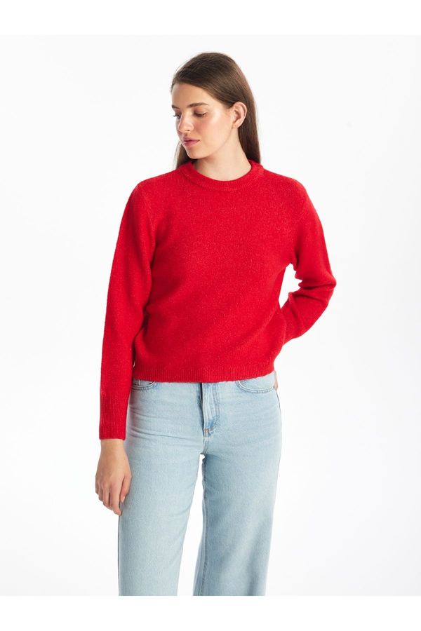 LC Waikiki LC Waikiki Crew Neck Plain Long Sleeve Women's Knitwear Sweater