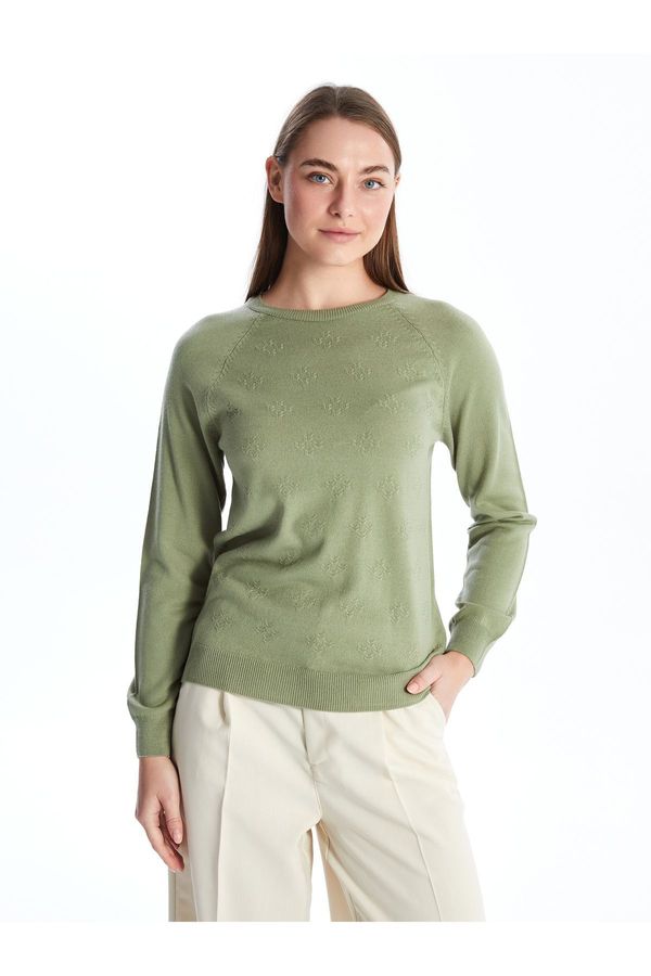 LC Waikiki LC Waikiki Crew Neck Plain Long Sleeve Women's Knitwear Sweater